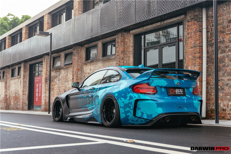 2016 - 2020 BMW M2 F87 VR Style Partial Carbon Fiber Wide Full Body kit Aftermarket Carbon Fiber Part / Bodykit - Robot Bodykits