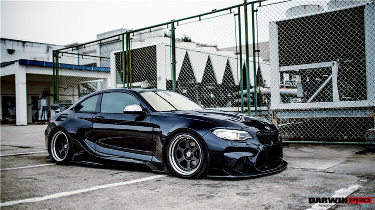 2016 - 2020 BMW M2 F87 VR Style Partial Carbon Fiber Wide Full Body kit Aftermarket Carbon Fiber Part / Bodykit - Robot Bodykits