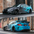 2016 - 2020 BMW M2 F87 VR Style Partial Carbon Fiber Wide Full Body kit Aftermarket Carbon Fiber Part / Bodykit - Robot Bodykits