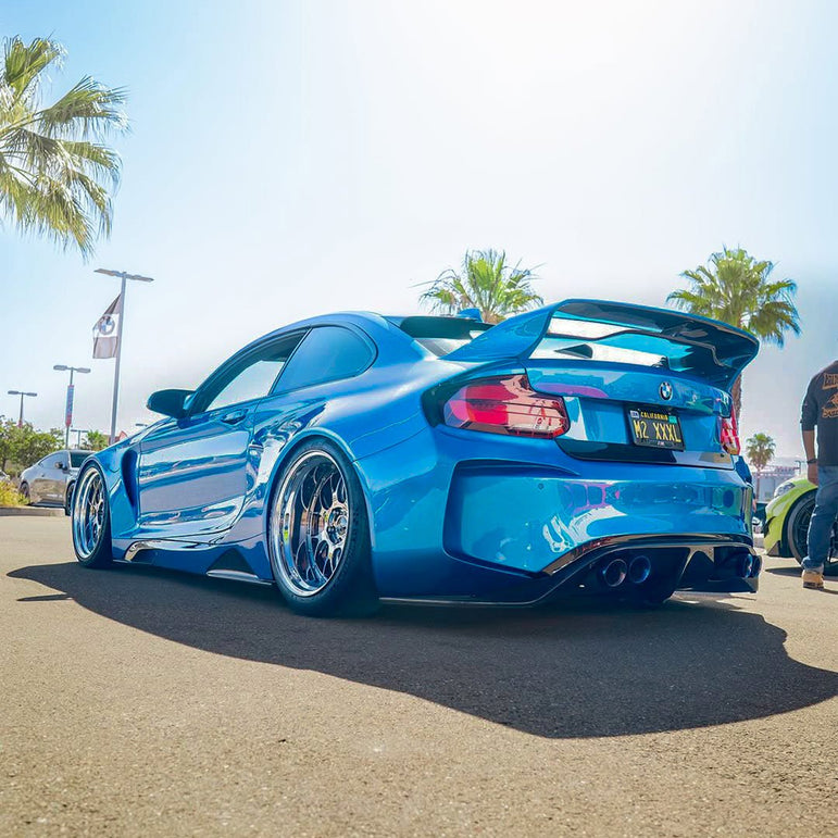 2016-2020 BMW M2 F87 VR Style Partial Carbon Fiber Wide Full Body kit Aftermarket Carbon Fiber Part / Bodykit - Robot Bodykits