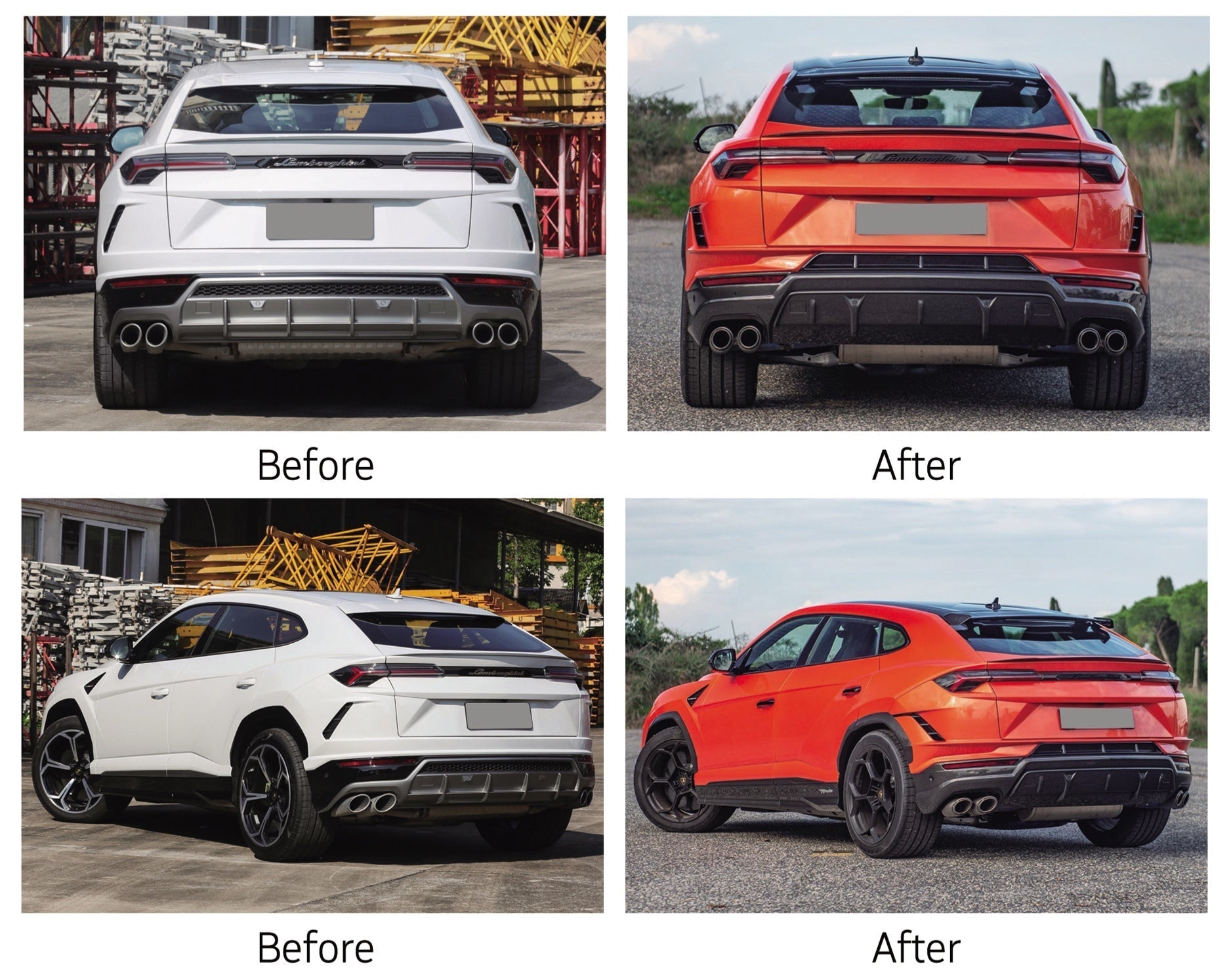 2018 - 2022 Lamborghini Urus Conversion to 2023 Body Kit Aftermarket Carbon Fiber Part / Bodykit - Robot Bodykits
