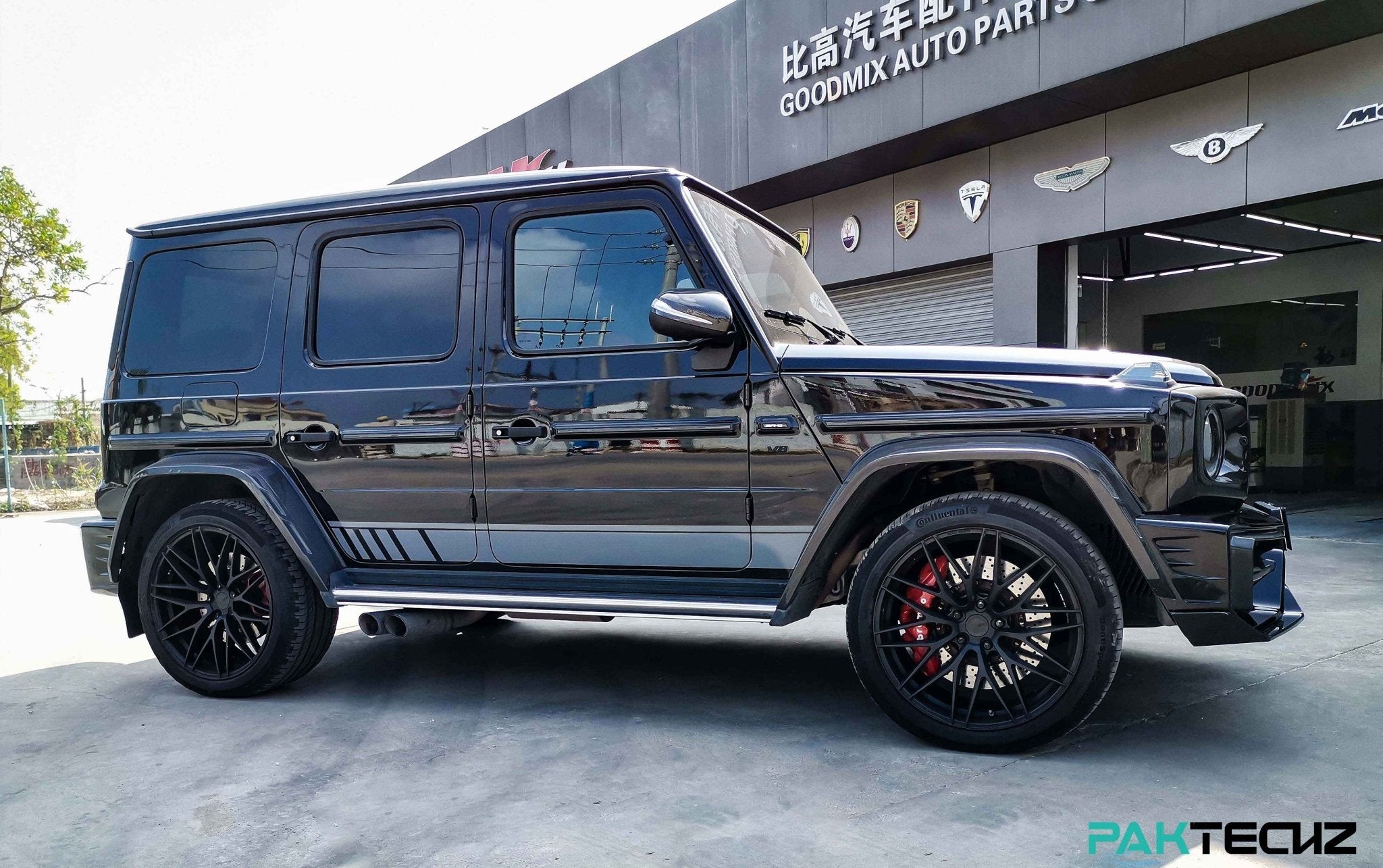 2019 Mercedes Benz G-Class W464 Paktechz Full Dry Carbon Aerodynamics kit Aftermarket Carbon Fiber Part / Bodykit - Robot Bodykits