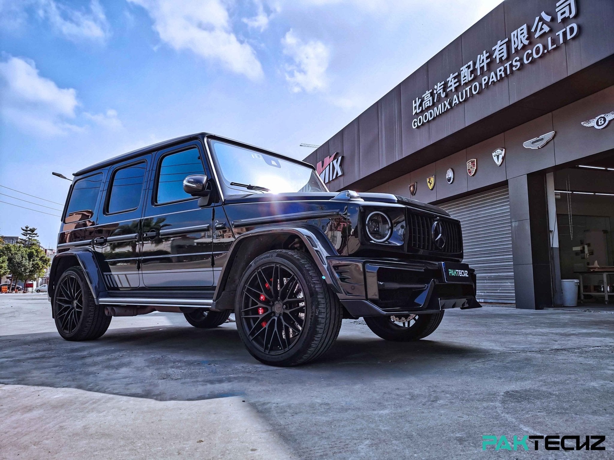 2019 Mercedes Benz G-Class W464 Paktechz Full Dry Carbon Aerodynamics kit Aftermarket Carbon Fiber Part / Bodykit - Robot Bodykits