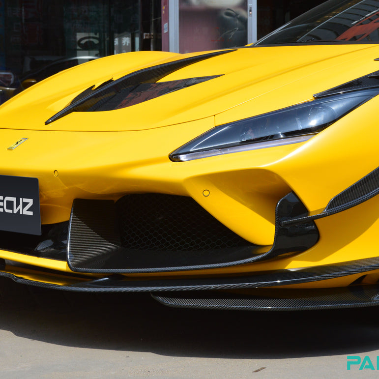 Ferrari F8 Paktechz Full Dry Carbon Aerodynamics kit