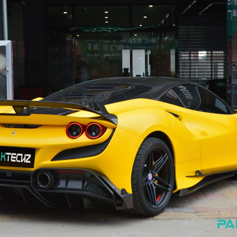 Ferrari F8 Paktechz Full Dry Carbon Aerodynamics kit