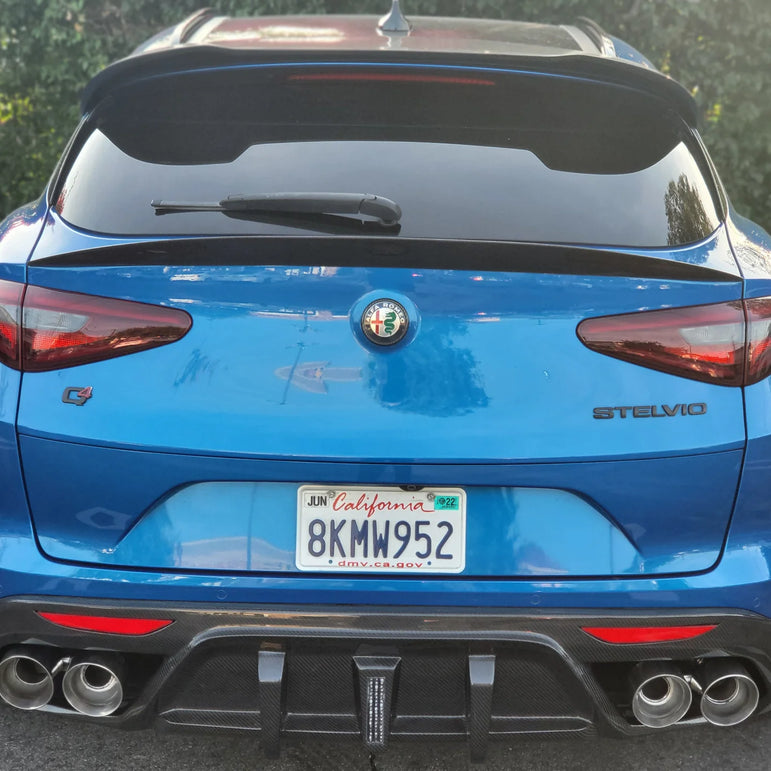 SD Carbon Partial Carbon Fiber Widebody Kit For Alfa Romeo Stelvio 2.0T