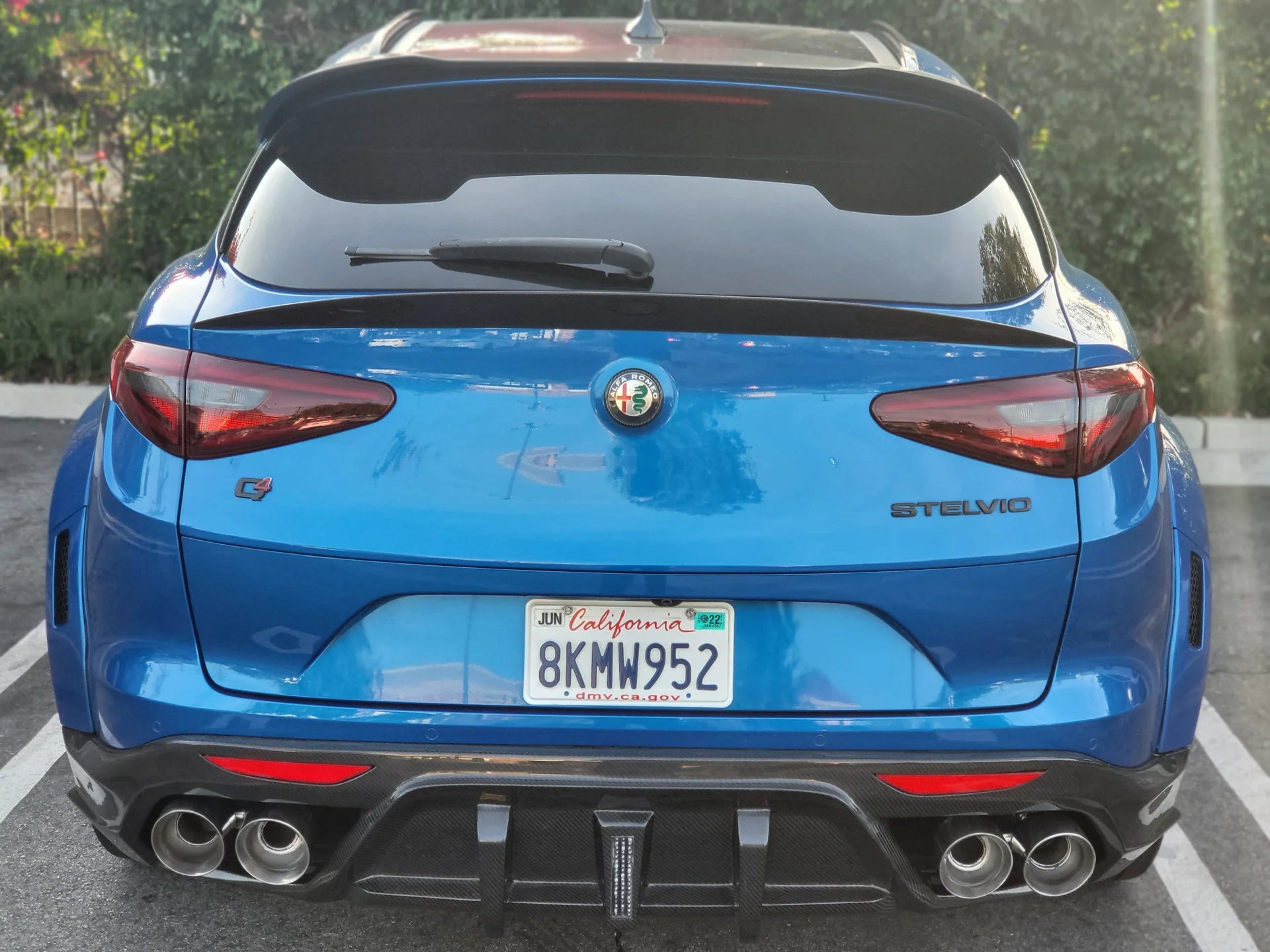 SD Carbon Partial Carbon Fiber Widebody Kit For Alfa Romeo Stelvio 2.0T