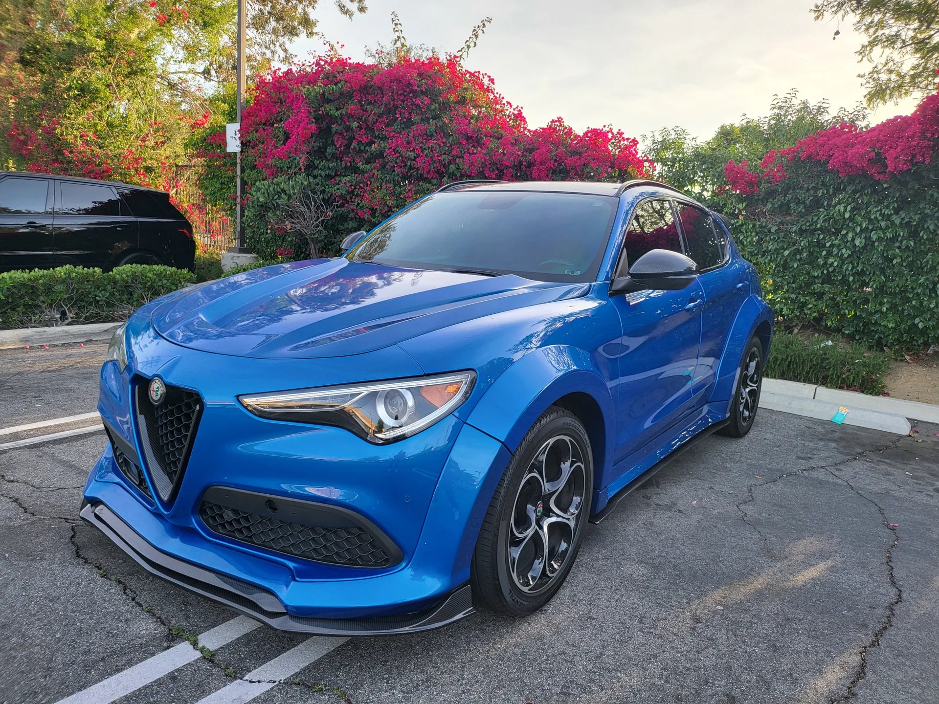 SD Carbon Partial Carbon Fiber Widebody Kit For Alfa Romeo Stelvio 2.0T