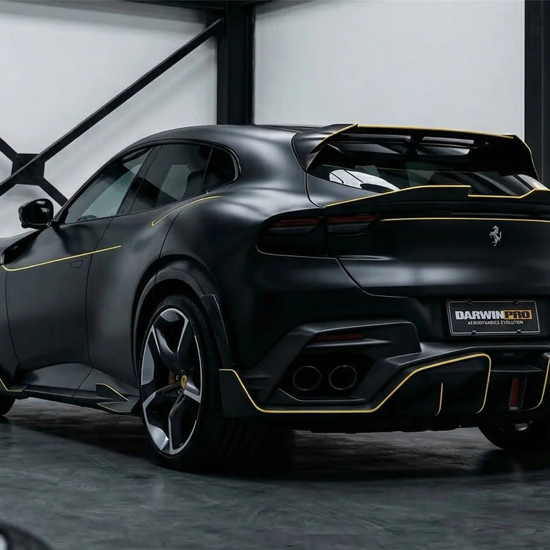 2023 - UP Ferrari Purosangue F175 Carbon Fiber Boot Spoiler Options Aftermarket Carbon Fiber Part / Bodykit - Robot Bodykits