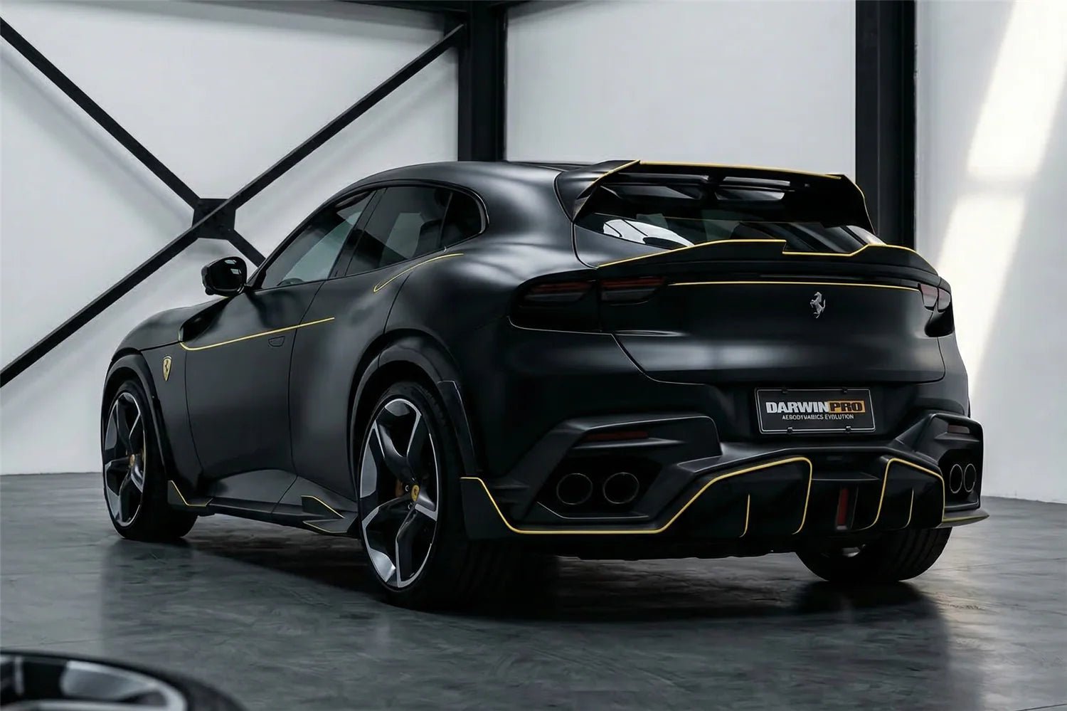2023 - UP Ferrari Purosangue F175 Carbon Fiber Boot Spoiler Options Aftermarket Carbon Fiber Part / Bodykit - Robot Bodykits