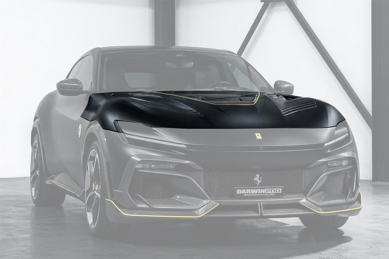 2023 - UP Ferrari Purosangue F175 Carbon Fiber Hood DarwinPRO iMP Design Aftermarket Carbon Fiber Part / Bodykit - Robot Bodykits