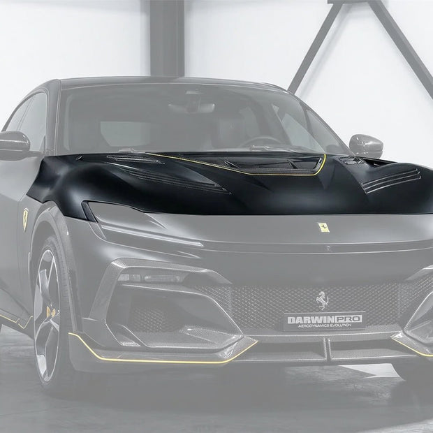 2023 - UP Ferrari Purosangue F175 Carbon Fiber Hood DarwinPRO iMP Design Aftermarket Carbon Fiber Part / Bodykit - Robot Bodykits