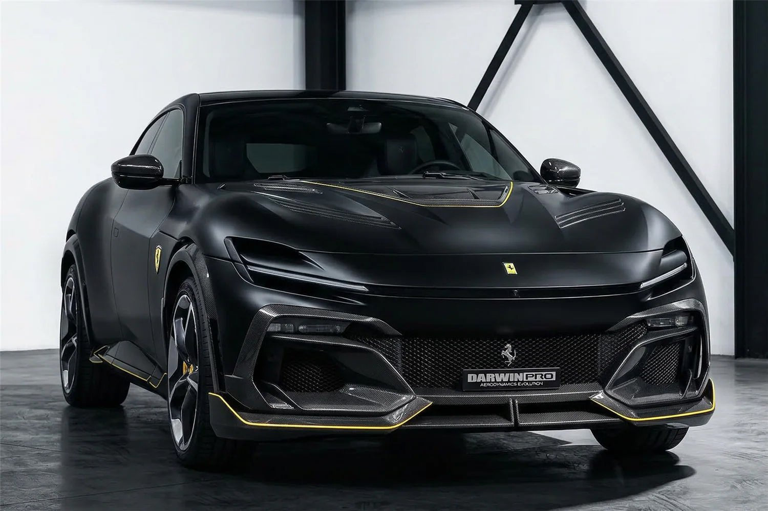 2023 - UP Ferrari Purosangue F175 Carbon Fiber Hood DarwinPRO iMP Design Aftermarket Carbon Fiber Part / Bodykit - Robot Bodykits