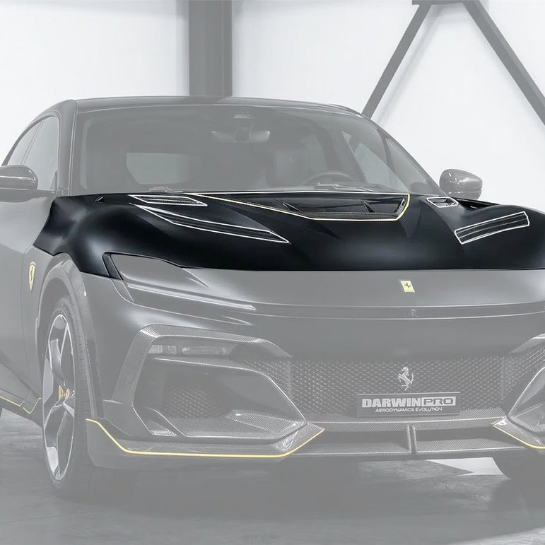2023 - UP Ferrari Purosangue F175 Carbon Fiber Hood DarwinPRO iMP Design Aftermarket Carbon Fiber Part / Bodykit - Robot Bodykits