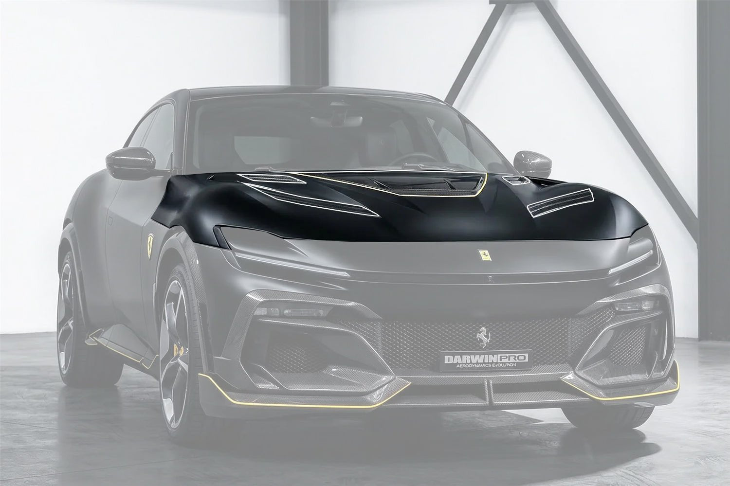 2023 - UP Ferrari Purosangue F175 Carbon Fiber Hood DarwinPRO iMP Design Aftermarket Carbon Fiber Part / Bodykit - Robot Bodykits