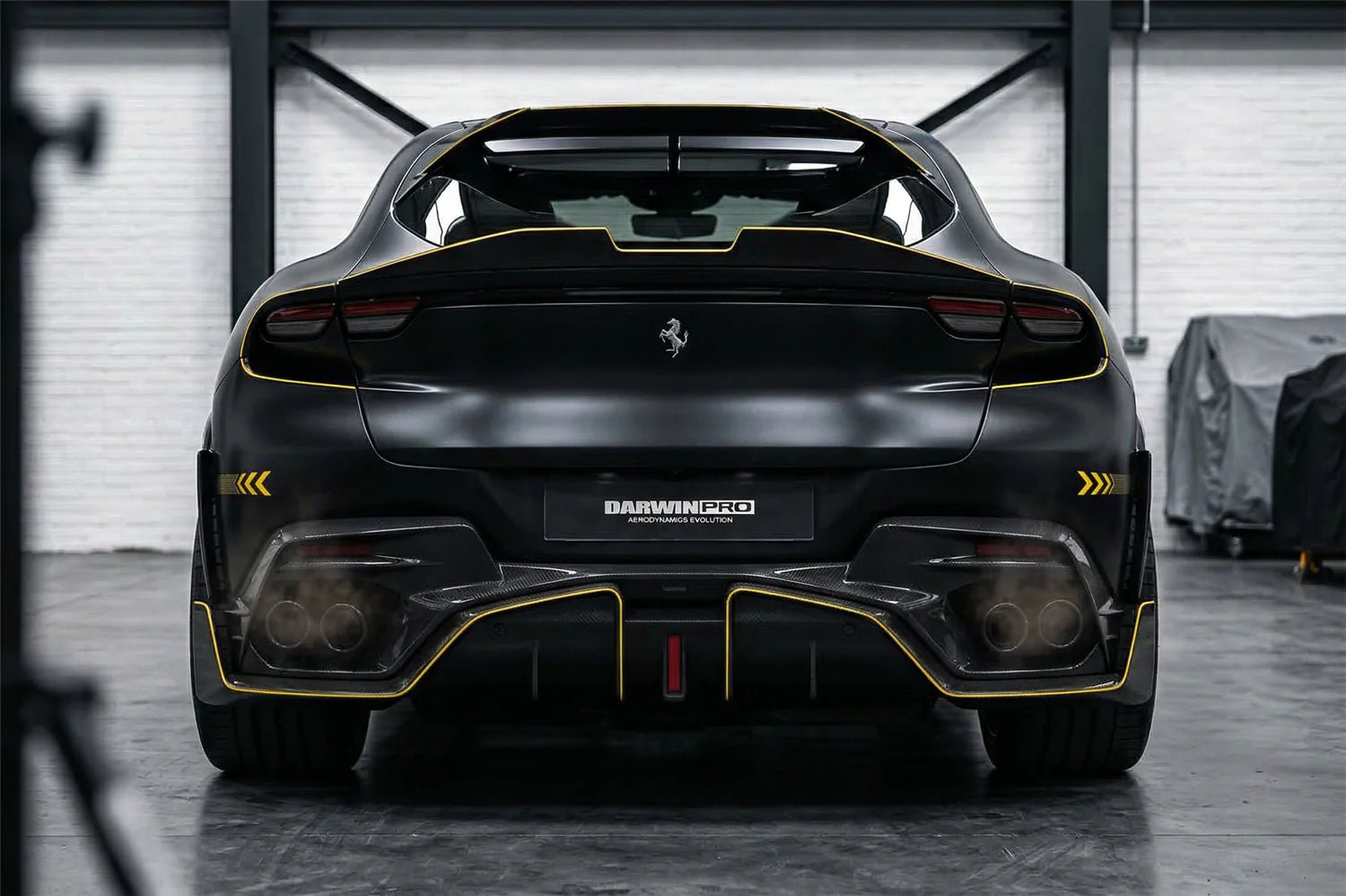 2023 - UP Ferrari Purosangue F175 Carbon Fiber Roof Spoiler Options Aftermarket Carbon Fiber Part / Bodykit - Robot Bodykits