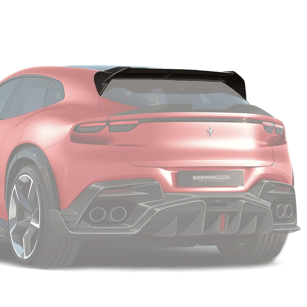2023 - UP Ferrari Purosangue F175 Carbon Fiber Roof Spoiler Options Aftermarket Carbon Fiber Part / Bodykit - Robot Bodykits