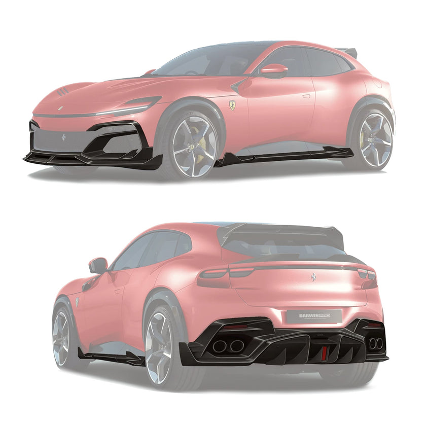 2023 - UP Ferrari Purosangue F175 Carbon Fiber Soft Body Kit DarwinPRO iMP Design Aftermarket Carbon Fiber Part / Bodykit - Robot Bodykits