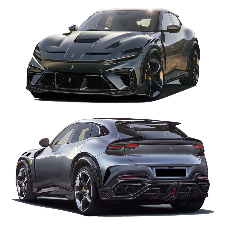 2023 - UP Ferrari Purosangue F175 Partial Carbon Fiber Body Kit DarwinPRO iMP Design Aftermarket Carbon Fiber Part / Bodykit - Robot Bodykits