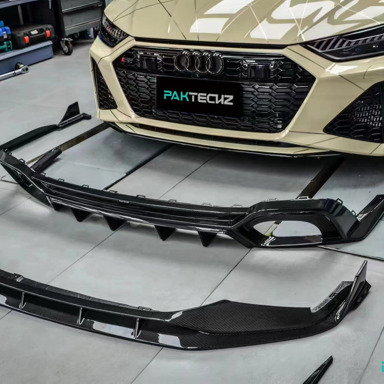 Audi RS7 C8 Paktechz Full Dry Carbon Aerodynamics kit - Robot Bodykits