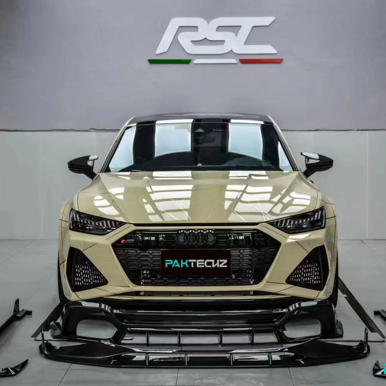 Audi RS7 C8 Paktechz Full Dry Carbon Aerodynamics kit - Robot Bodykits