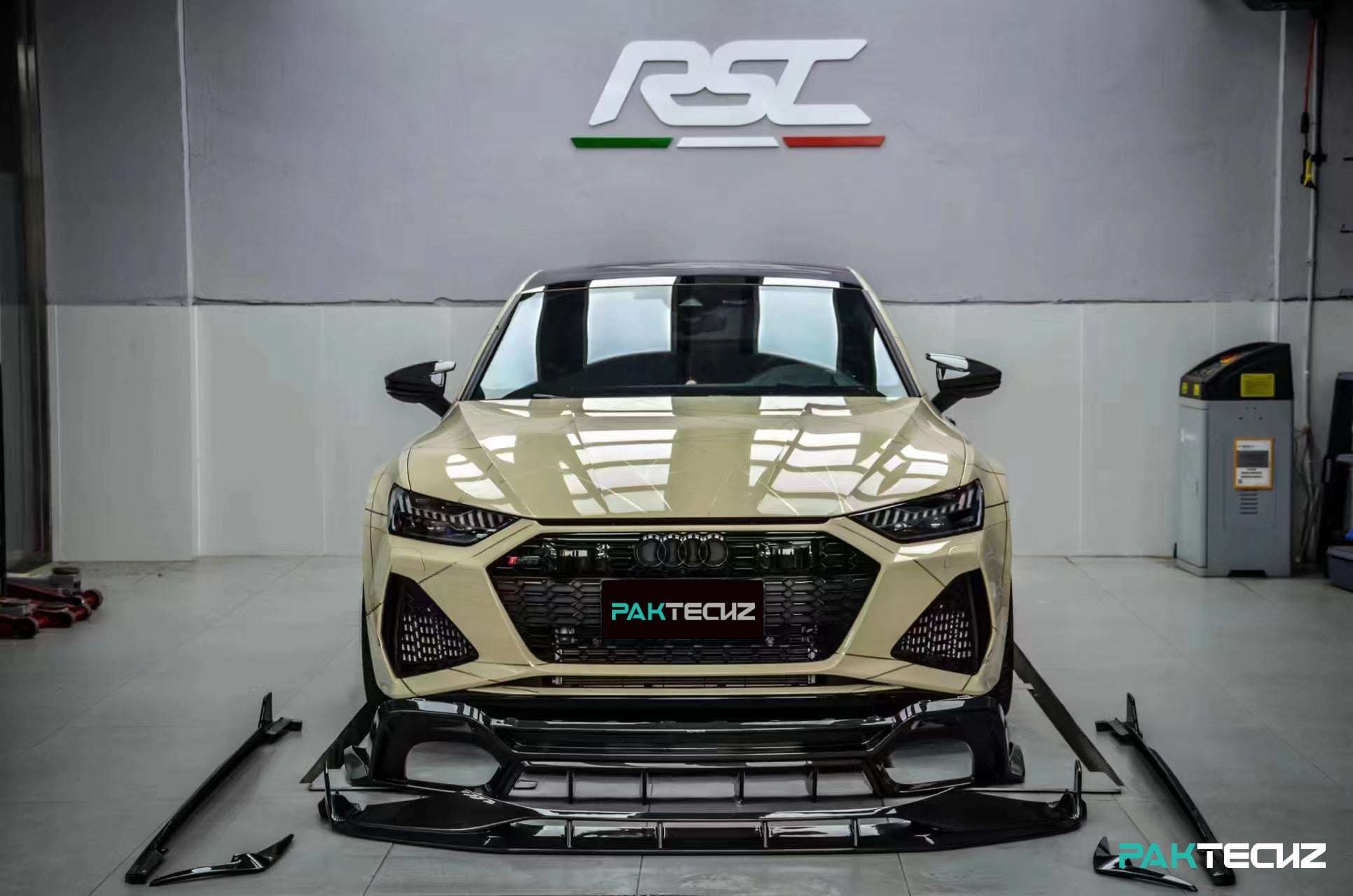 Audi RS7 C8 Paktechz Full Dry Carbon Aerodynamics kit - Robot Bodykits