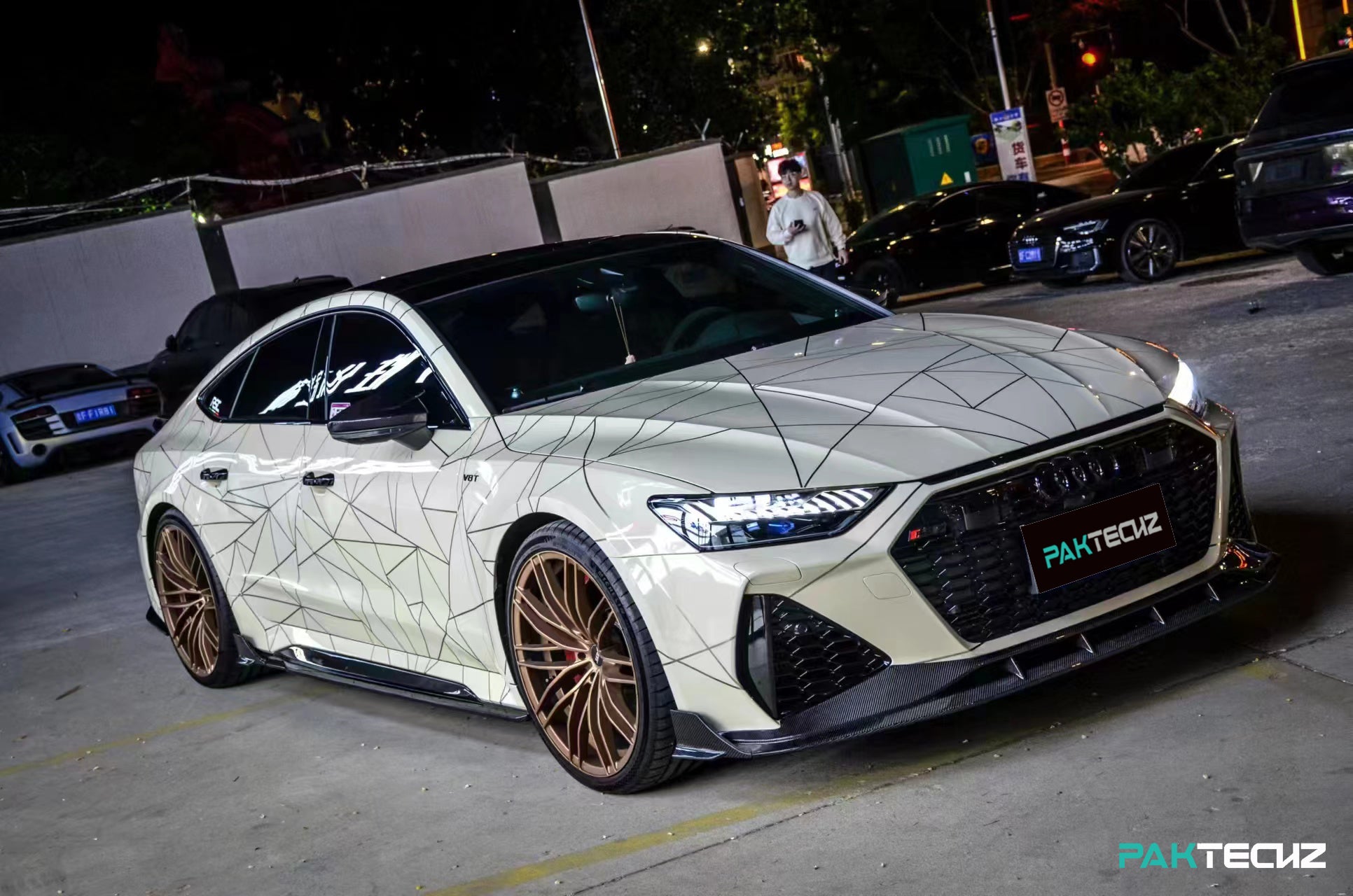 Audi RS7 C8 Paktechz Full Dry Carbon Aerodynamics kit - Robot Bodykits