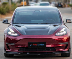 TAKD Pre-preg Carbon Front Lip for Tesla Model 3 / Performance 2017-2023