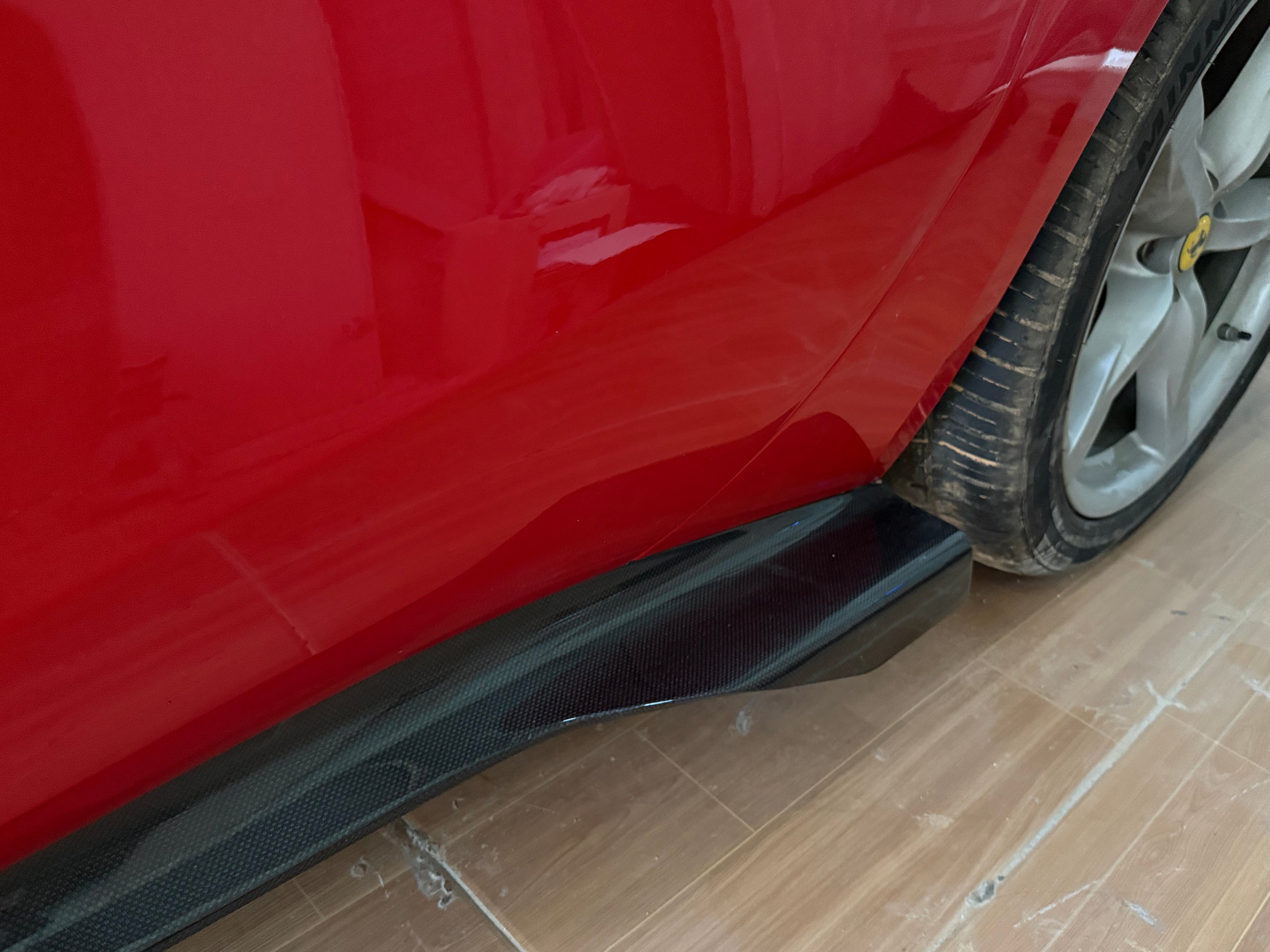 Ferrari 812 Superfast / GTS to Competizione Style Carbon Fibre Front End + Side Skirt Conversion (Aftermarket)