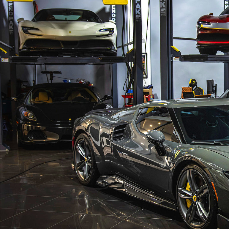 DarwinPRO 2022-2026 Ferrari 296 GTB & GTS Type F171 iMP Style Carbon Fiber Full Kit (For Surround View Camera System Bumper Only)