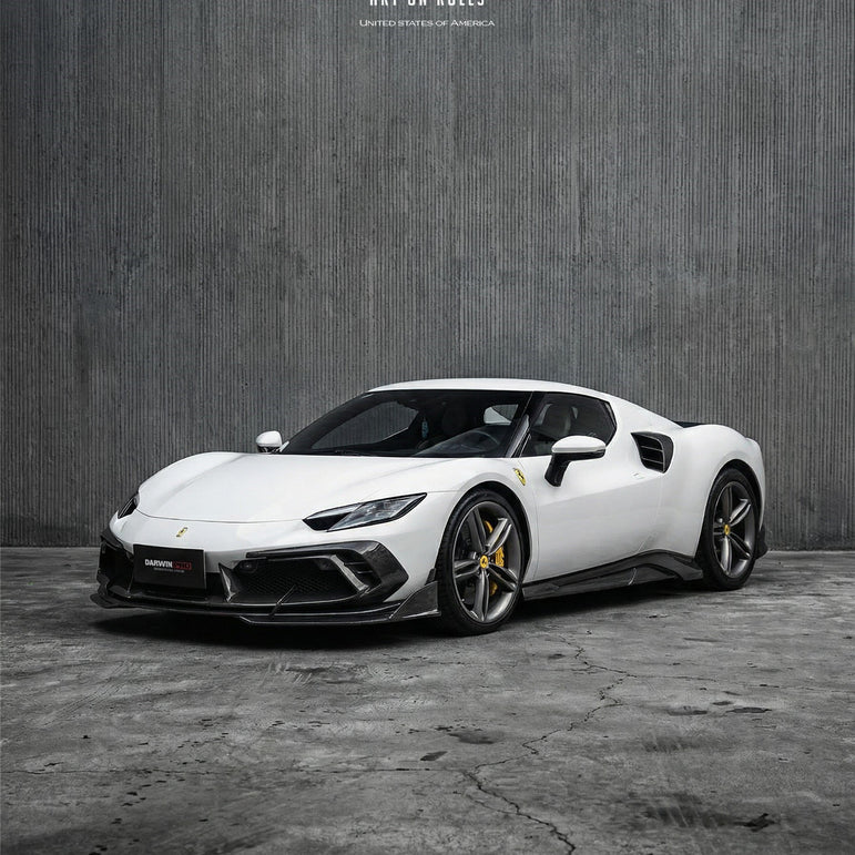 DarwinPRO 2022-2026 Ferrari 296 GTB & GTS Type F171 iMP Style Carbon Fiber Full Kit (For Surround View Camera System Bumper Only)