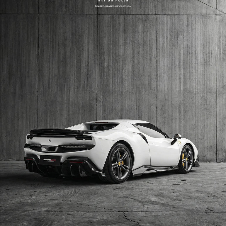 DarwinPRO 2022-2026 Ferrari 296 GTB & GTS Type F171 iMP Style Carbon Fiber Full Kit (For Surround View Camera System Bumper Only)