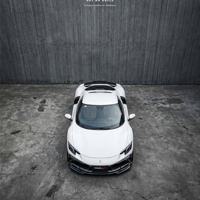 DarwinPRO 2022-2026 Ferrari 296 GTB & GTS Type F171 iMP Style Carbon Fiber Full Kit (For Surround View Camera System Bumper Only)