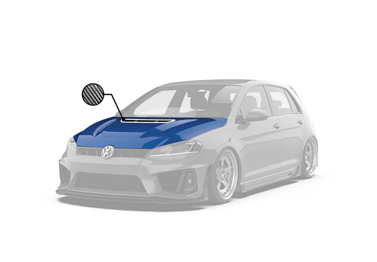 Robot Craftsman Volkswagen Golf / GTI / Golf R MK7 MK7.5 Hood / Bonnet