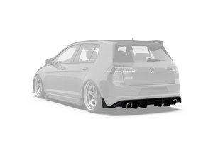 Robot Craftsman Volkswagen Golf / GTI MK7.5 Rear Diffuser (Mk7.5 Only)