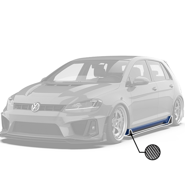 Robot Craftsman Volkswagen Golf / GTI / Golf R MK7 MK7.5 Side Skirts