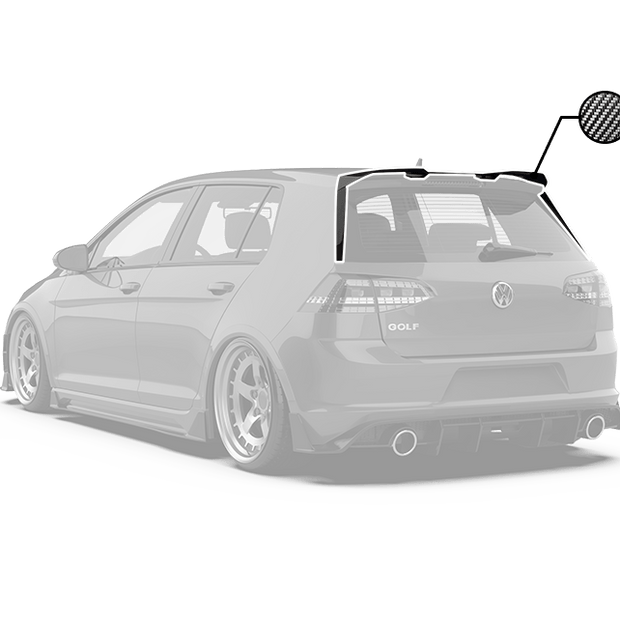 Robot Craftsman Volkswagen Golf / GTI / Golf R Rear Spoiler (Mk 7.5 Only)
