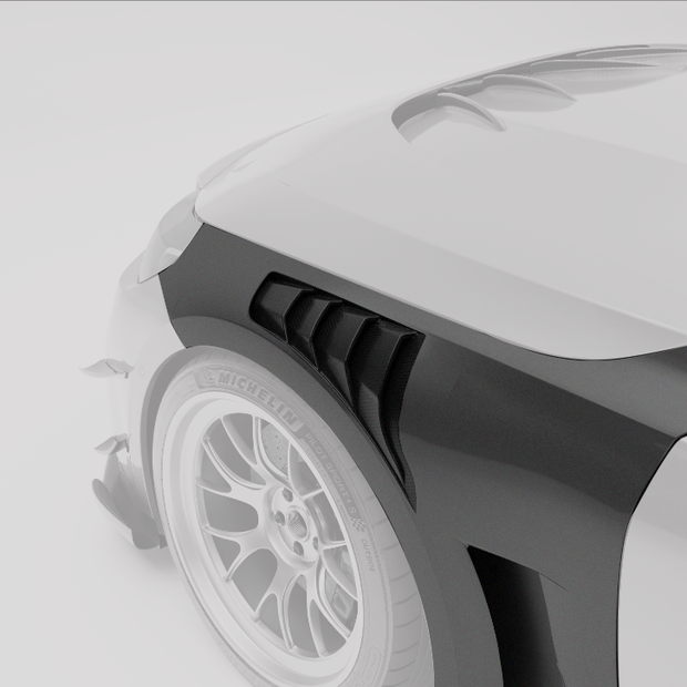 BMW M2 G87 Carbon Fiber Hybrid Front Fenders