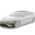 Robot Craftsman Tesla Model 3 "Crypton" Fibre Glass Reinforced Plastic Complete Body Kit (FRP)
