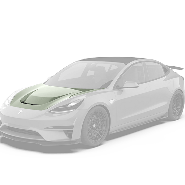 Robot Craftsman Tesla Model 3 "Crypton" Hood / Bonnet