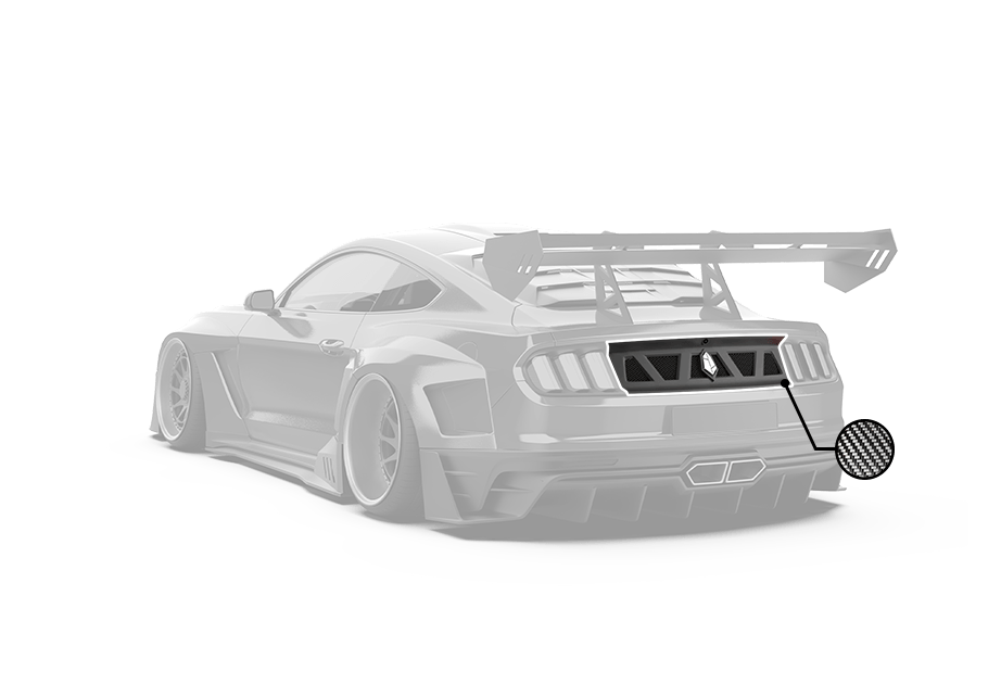 Robot Craftsman Ford Mustang Dusk Rear Boot Lid