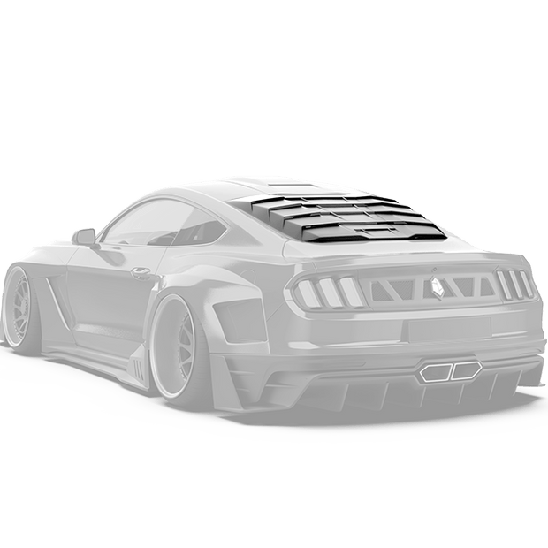 Robot Craftsman Ford Mustang Dusk Rear Window Covers