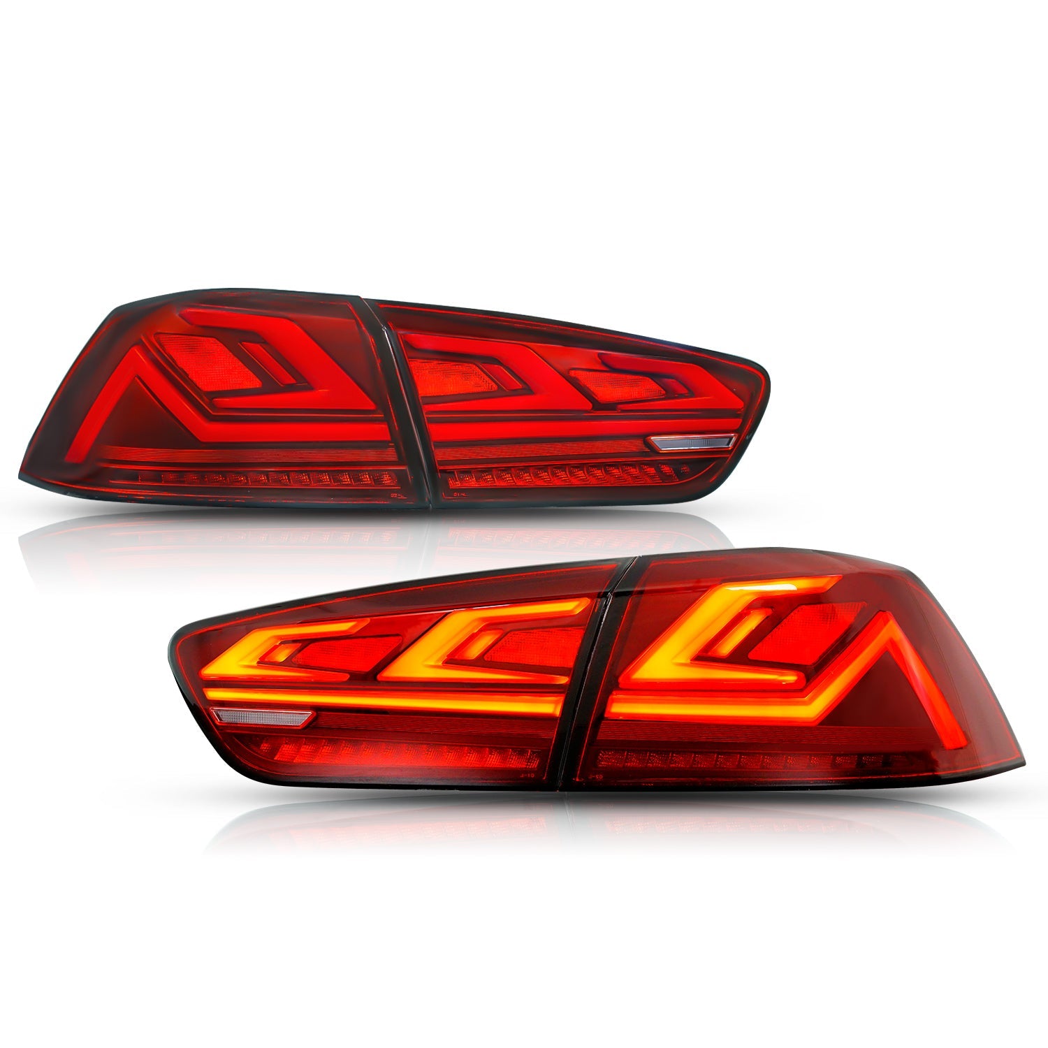 Full LED Tail Lights Assembly For Mitsubishi Lancer EVO X ES 2008-2020