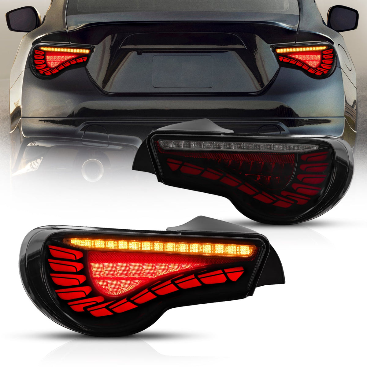 Full LED Tail Lights Assembly For Toyota 86/ Subaru BRZ 2012-2021