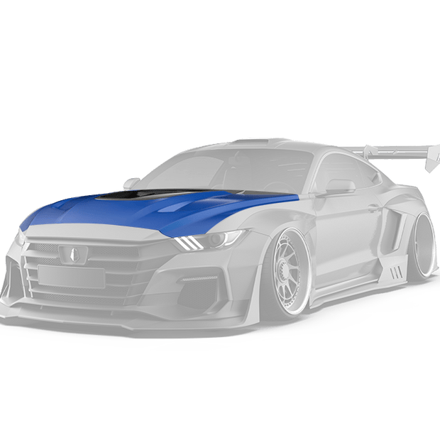 Robot S550 Ford Mustang FRP/Carbon Dawn Bonnet