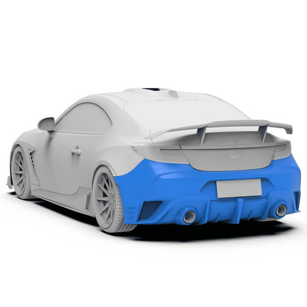 Robot Craftsman Toyota GR86 / BRZ Narrow Rear Bumper & Diffuser