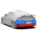 Robot Craftsman Toyota GR86 / BRZ Narrow Rear Bumper & Diffuser