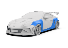 Robot Craftsman Toyota GR86 / BRZ Widebody Front & Rear Arches & Sideskirts