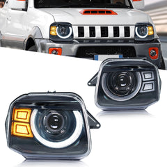 Archaic LED Projector Headlights Assembly For Suzuki Jimny JB23 1998-2017