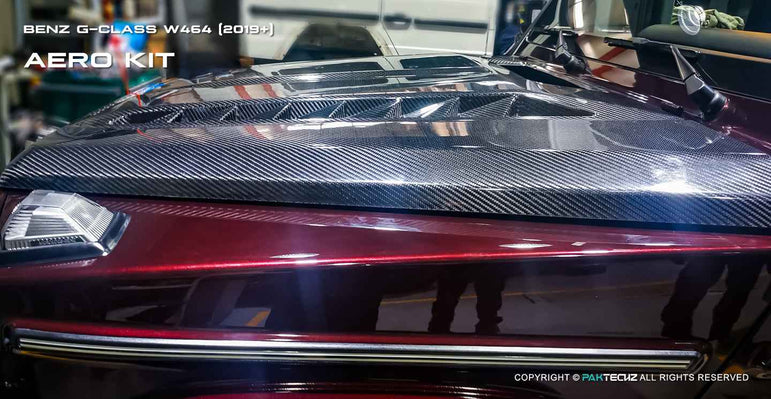 2019 Mercedes Benz G-Class W464 Paktechz Full Dry Carbon Aerodynamics kit